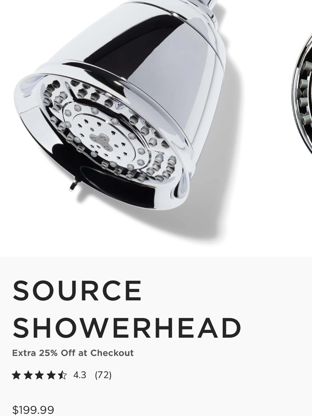 T3 Source Showerhead & 4 Filters